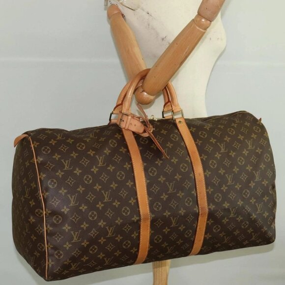 LOUIS VUITTON Monogram Keepall 60 Boston Bag - Picture 14 of 16